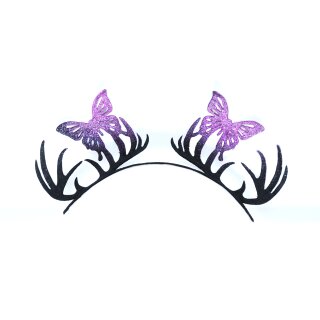 Papiewimpern 1 Paar Nr. 108 Schmetterling pink