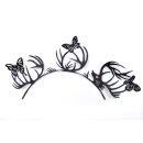 Papiewimpern 1 Paar Nr. 02 Schmetterling schwarz