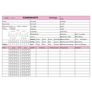 Karteikarten  DIN A5 Modellage 50St.