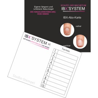 IBX Abo-Card 20 St schwarz