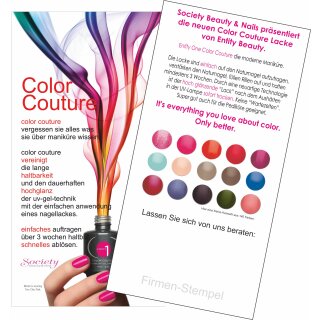 Color-Couture Studio Werbe-Flyer 20St